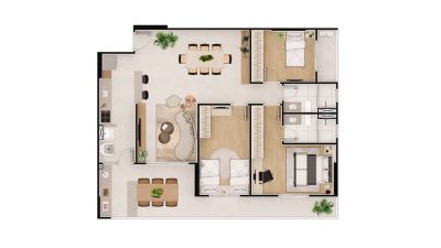 Apartamento, 3 quartos, 119 m² - Foto 2