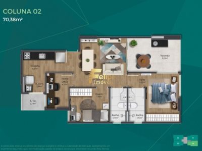 Apartamento, 3 quartos, 70 m² - Foto 5