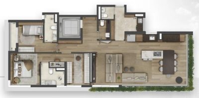 Apartamento, 1 quarto, 38 m² - Foto 3