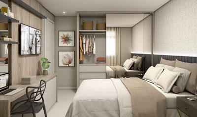 Apartamento, 2 quartos, 46 m² - Foto 3