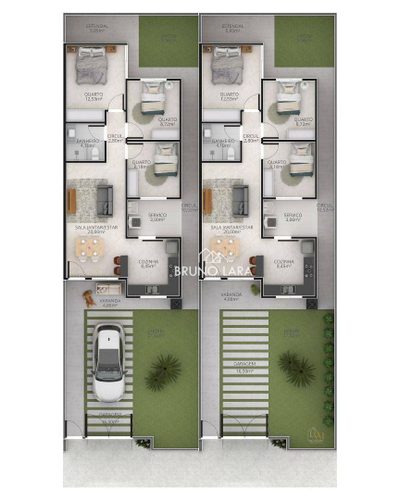 Casa, 3 quartos, 86 m² - Foto 3