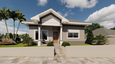 Casa, 2 quartos, 86 m² - Foto 1