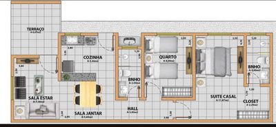 Apartamento, 2 quartos - Foto 2