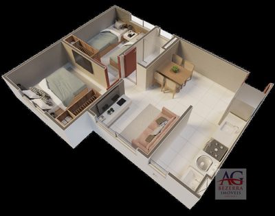 Apartamento, 2 quartos, 40 m² - Foto 3