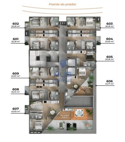 Apartamento, 1 quarto, 37 m² - Foto 3
