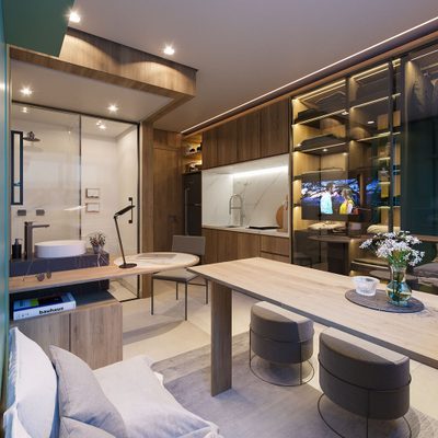 Apartamento, 1 quarto, 19 m² - Foto 3