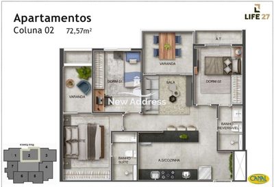 Apartamento, 3 quartos, 72 m² - Foto 5