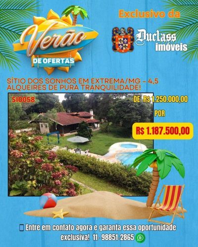 Sítio, 7 quartos, 11 hectares - Foto 1