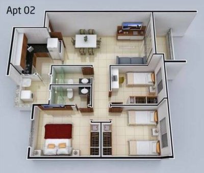 Apartamento, 3 quartos, 135 m² - Foto 2