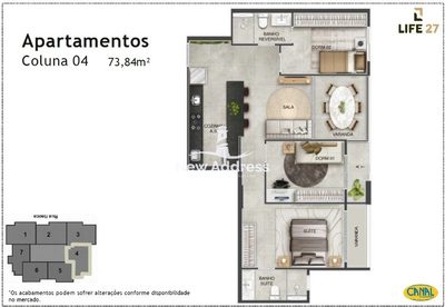 Apartamento, 3 quartos, 76 m² - Foto 5