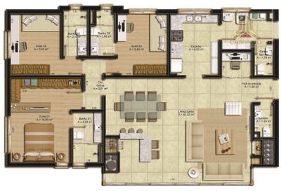Apartamento, 3 quartos, 133 m² - Foto 5