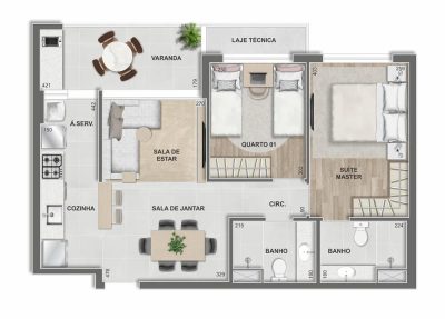 Apartamento, 2 quartos, 67 m² - Foto 5