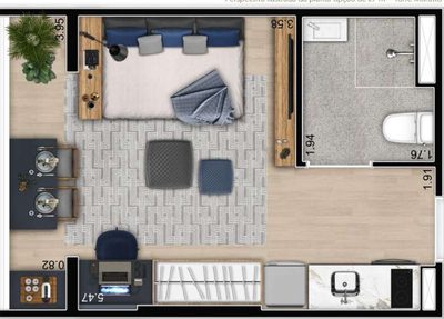Apartamento, 1 quarto, 32 m² - Foto 4