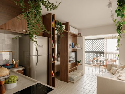 Apartamento, 1 quarto, 33 m² - Foto 2