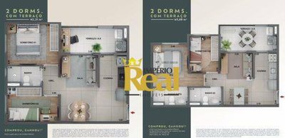 Apartamento, 2 quartos, 38 m² - Foto 3