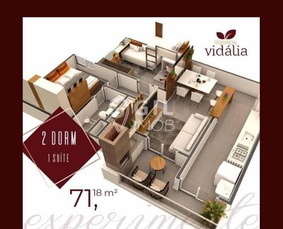Apartamento, 2 quartos, 71 m² - Foto 1
