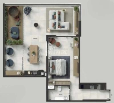 Apartamento, 1 quarto, 105 m² - Foto 4