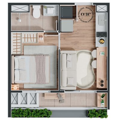 Apartamento, 1 quarto, 26 m² - Foto 4
