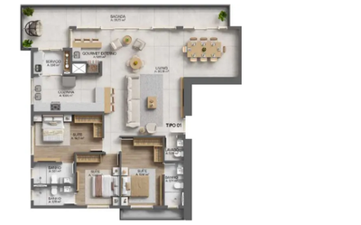Apartamento, 3 quartos, 161 m² - Foto 5