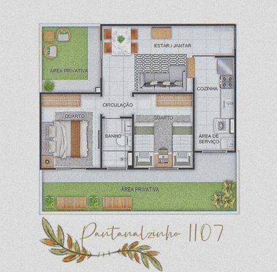 Apartamento, 2 quartos - Foto 1