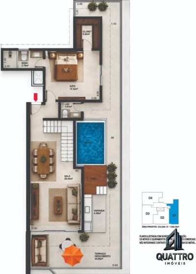 Apartamento, 3 quartos, 135 m² - Foto 4