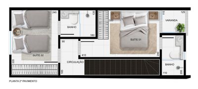 Casa, 2 quartos, 30 m² - Foto 2