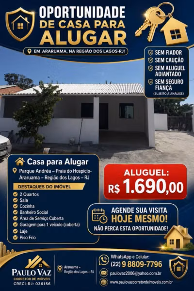 Casa, 2 quartos, 65 m² - Foto 1