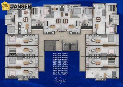 Apartamento, 2 quartos, 30 m² - Foto 2