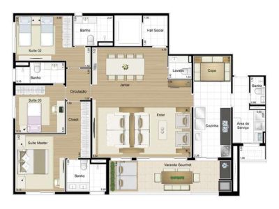Apartamento, 4 quartos, 350 m² - Foto 5