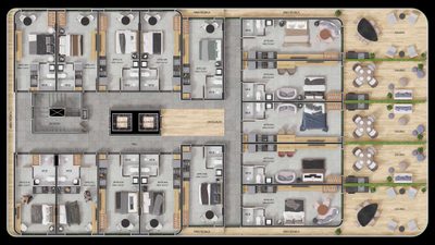 Cobertura, 1 quarto, 44 m² - Foto 3