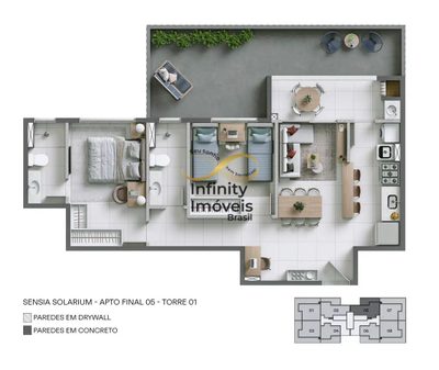 Apartamento, 2 quartos, 53 m² - Foto 5