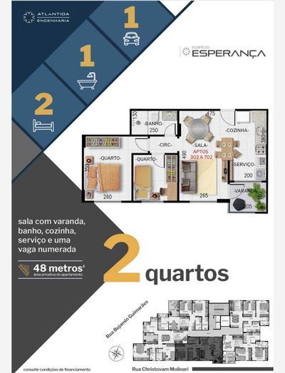 Apartamento, 2 quartos, 52 m² - Foto 4