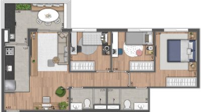 Kitnet-Studio, 30 m² - Foto 4