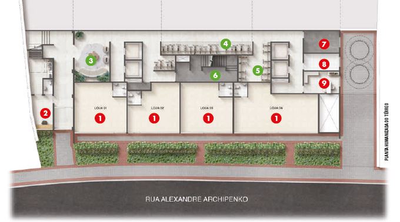 Loja-Salão, 54 m² - Foto 2