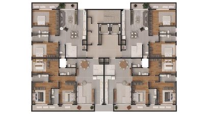 Apartamento, 3 quartos, 123 m² - Foto 1