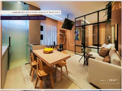 Apartamento, 1 quarto, 38 m² - Foto 1