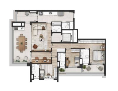 Apartamento, 3 quartos, 151 m² - Foto 4