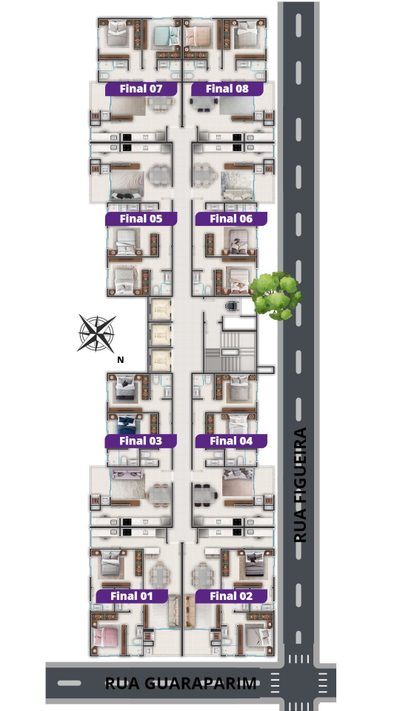 Apartamento, 1 quarto, 62 m² - Foto 3