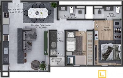 Apartamento, 2 quartos, 85 m² - Foto 4