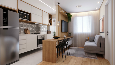 Apartamento, 2 quartos, 35 m² - Foto 2