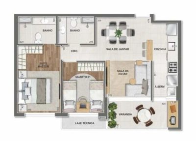Apartamento, 3 quartos, 160 m² - Foto 4