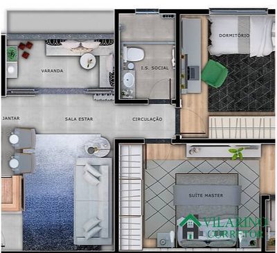Apartamento, 2 quartos, 66 m² - Foto 5