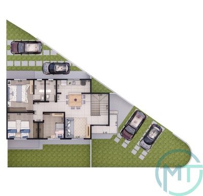 Sobrado, 3 quartos, 82 m² - Foto 2