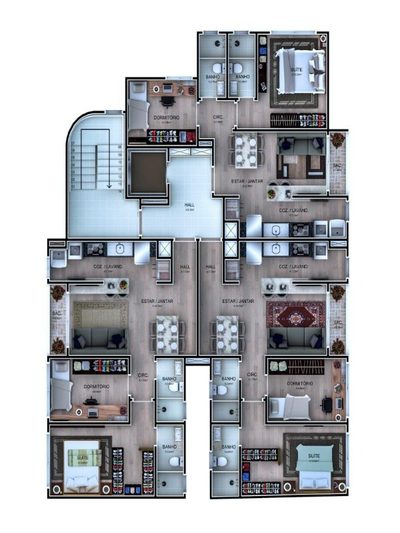 Apartamento, 2 quartos, 58 m² - Foto 3