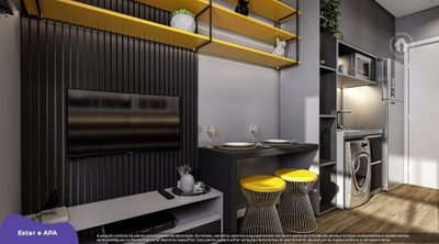 Apartamento, 1 quarto, 17 m² - Foto 4