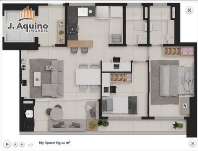 Apartamento, 2 quartos, 6990 m² - Foto 5