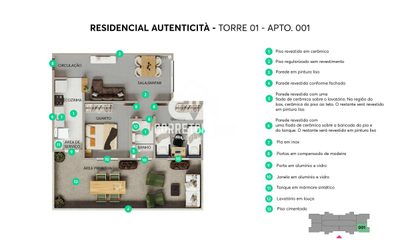Apartamento, 2 quartos, 48 m² - Foto 3