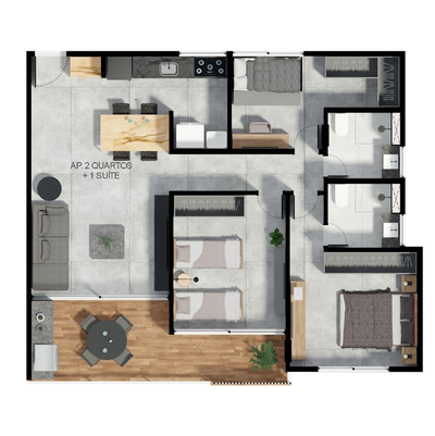 Apartamento, 3 quartos, 95 m² - Foto 3