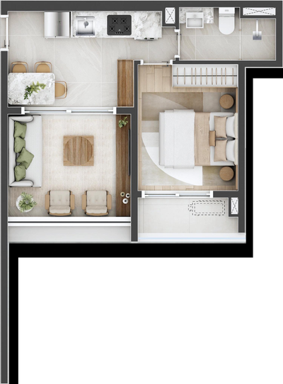 Apartamento, 1 quarto, 82 m² - Foto 5