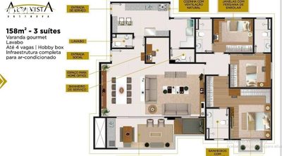 Apartamento, 4 quartos, 158 m² - Foto 4